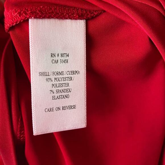 BCBG generation sz M one shoulder‎ red mini party dress - Picture 5 of 8